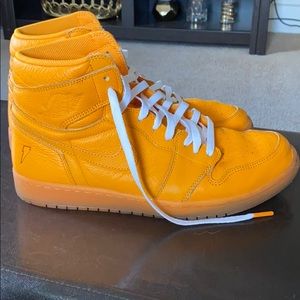 Orange Gatorade Jordan 1’s